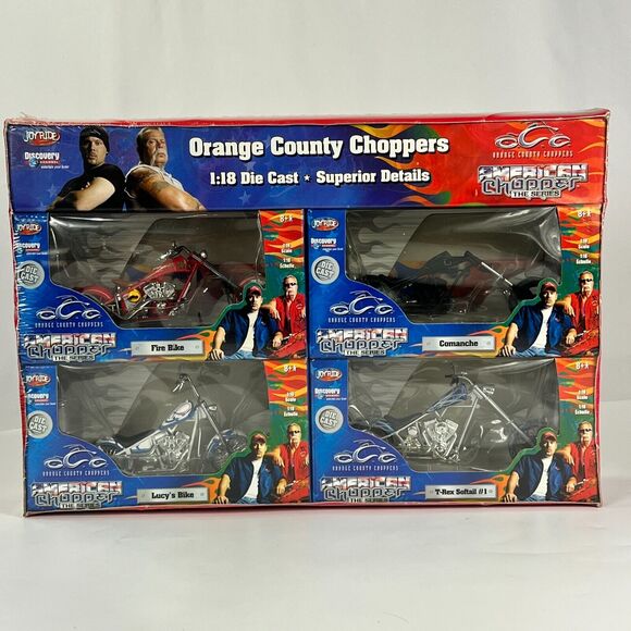 Orange County Choppers American Chopper Custom Value Pack Die Cast 1:18 Lot New - Picture 2 of 11